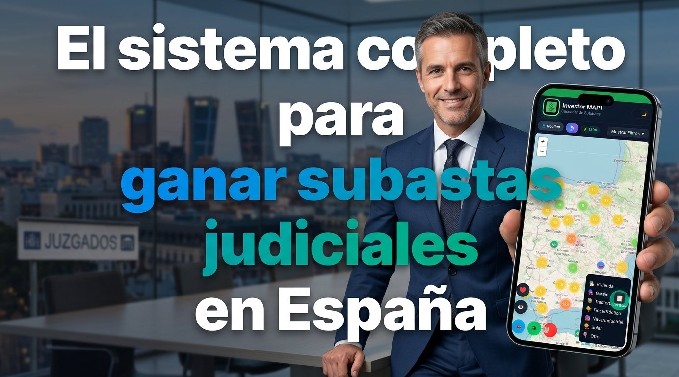 El sistema completo para ganar subastas judiciales