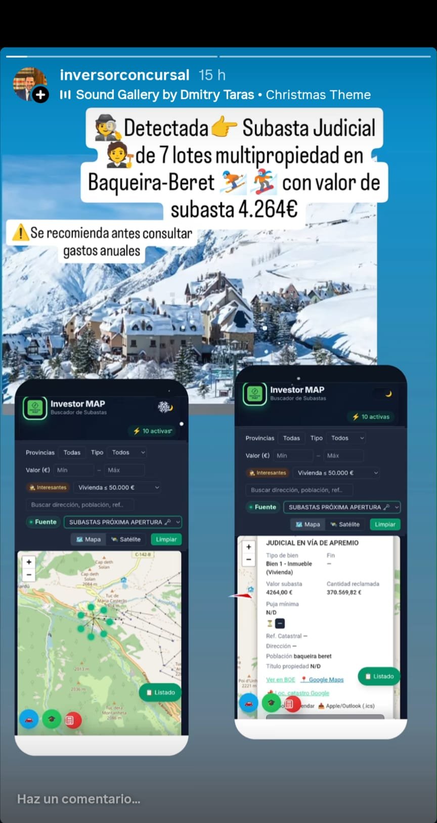 Subasta multipropiedad Baqueira-Beret